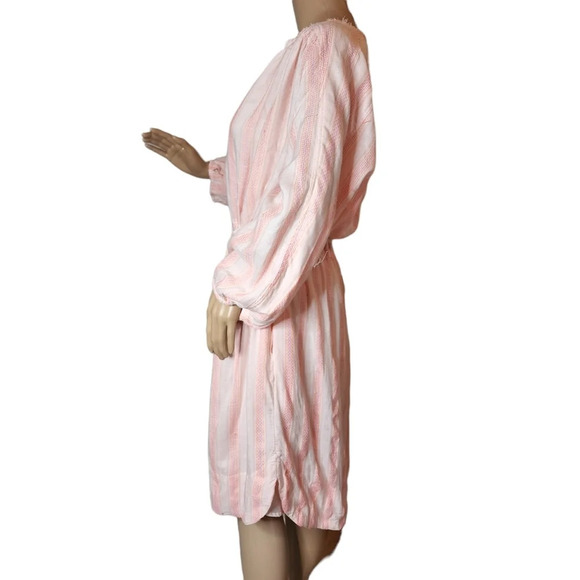 NWT dRA Pink Stripe Oversized flowy dress Viscose Size Medium - Picture 13 of 16